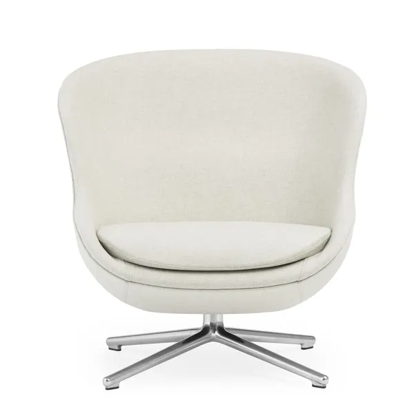 Hyg Sessel mit Drehgestell Niedrig Aluminium/ Sand MLF20