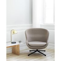 Hyg Sessel mit Drehgestell Niedrig Aluminium/ Sand MLF20