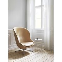 Hyg Lenestol med Svingbar Ramme Høy Sort Aluminium/ Grå LDS16