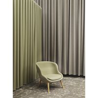 Hyg Sessel Niedrig Eiche/Brandy Leder