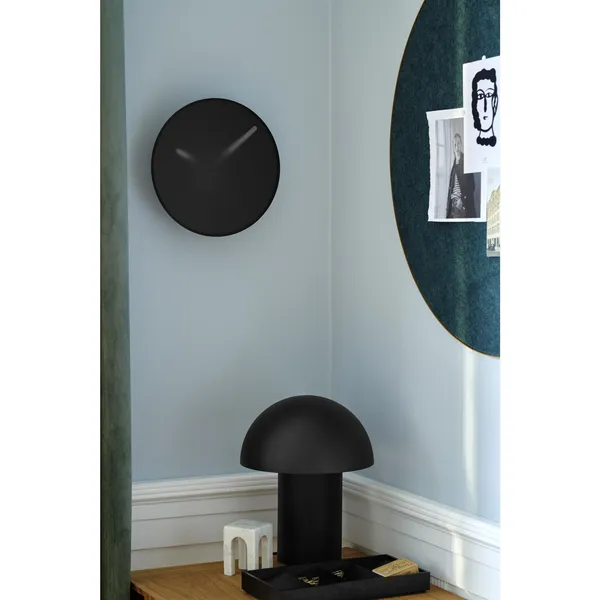 Moment Wall Clock Black