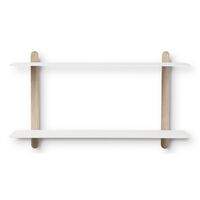 Nivo Plank Groot F Licht Eiken/ Wit