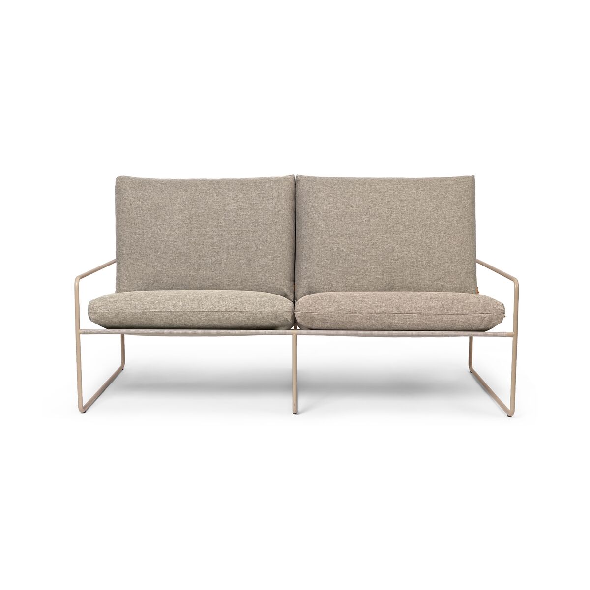 Desert 2-Sitzer Sofa Dolce Kaschmir/Dunkler Sand