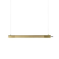 Radent Hanglamp Kort Messing