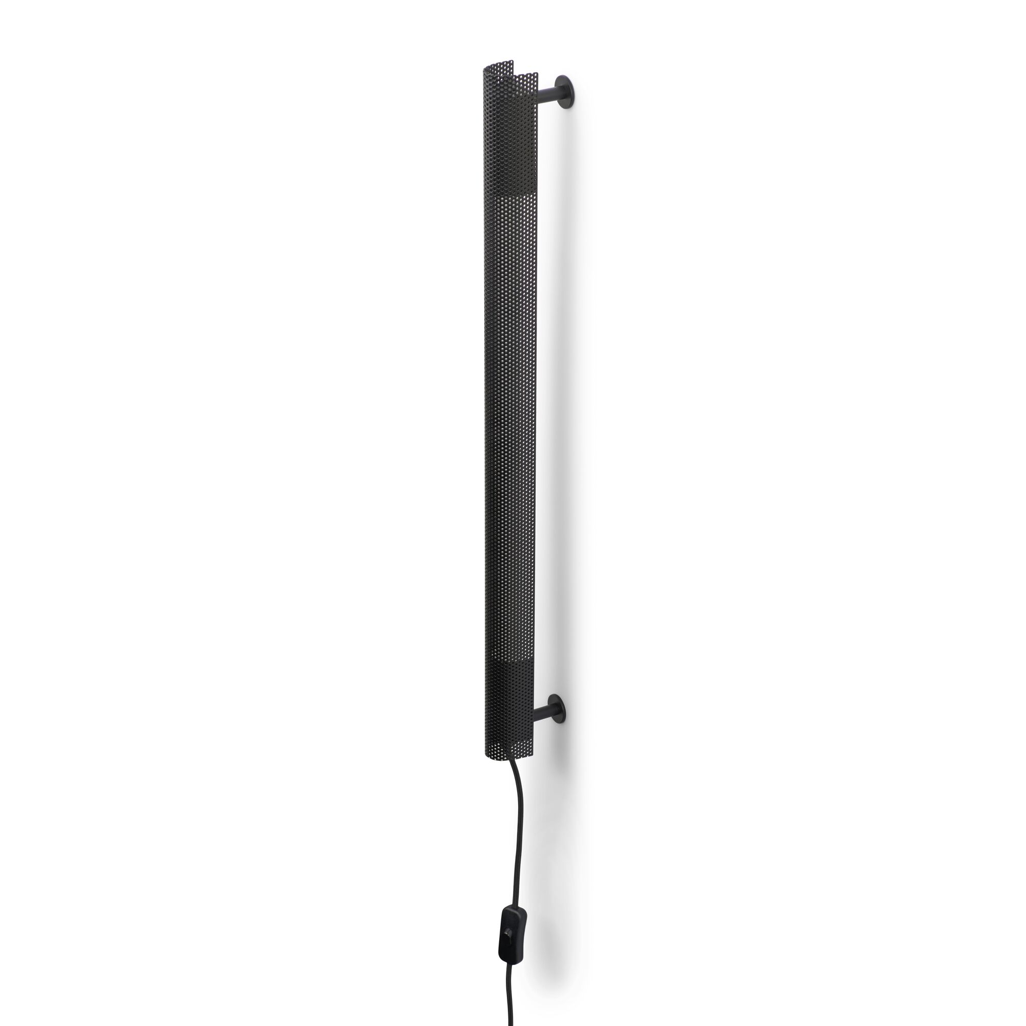Radent V&auml;gglampa Kort Svart