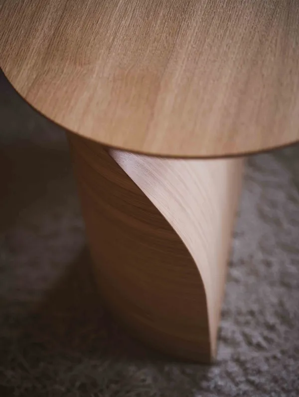 Savoa Couchtisch Ø64 Natur Eiche