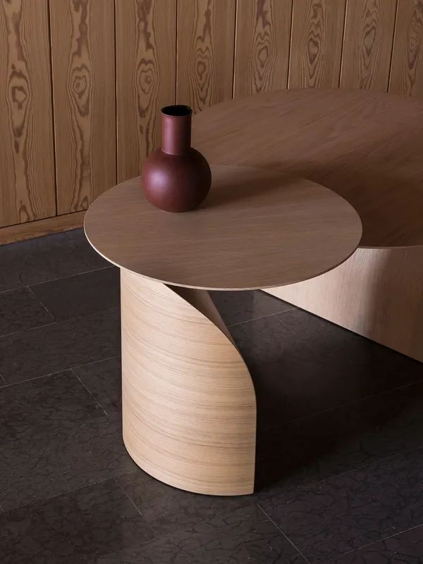 Savoa Coffee Table Ø54 Natural Oak
