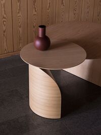 Savoa Coffee Table Ø54 Natural Oak