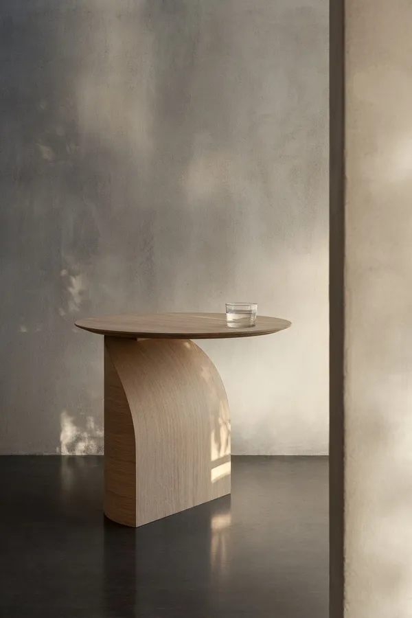 Savoa Coffee Table Ø54 Natural Oak