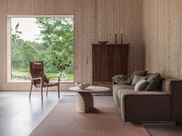 Savoa Couchtisch Ø84 Natur Eiche