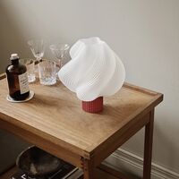 Crème Atelier Soft Serve Regular Table Lamp Rhubarb