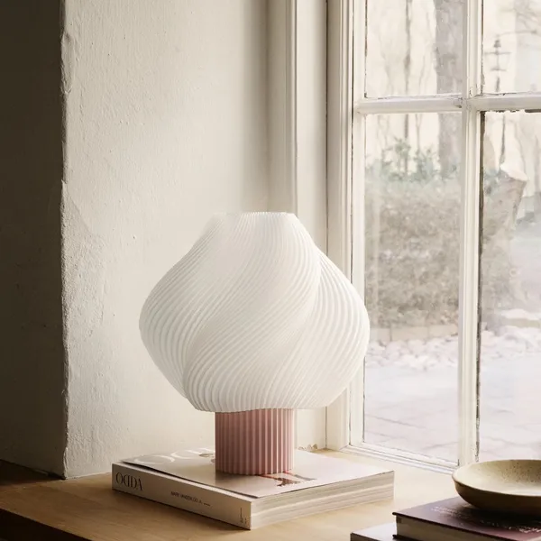 Crème Atelier Soft Serve Grande Table Lamp Wild Strawberry