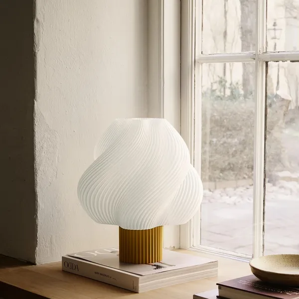 Crème Atelier Soft Serve Grande Table Lamp Cloudberry