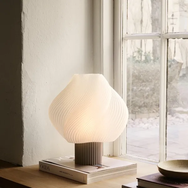 Crème Atelier Soft Serve Grande Table Lamp Mocha