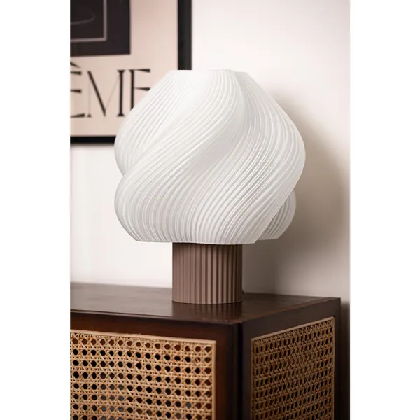 Crème Atelier Soft Serve Grande Table Lamp Mocha