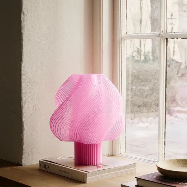 Crème Atelier Soft Serve Grande Table Lamp Rose Sorbet