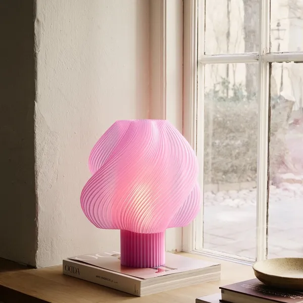 Crème Atelier Soft Serve Grande Table Lamp Rose Sorbet