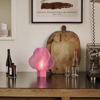 Crème Atelier Soft Serve Grande Table Lamp Rose Sorbet