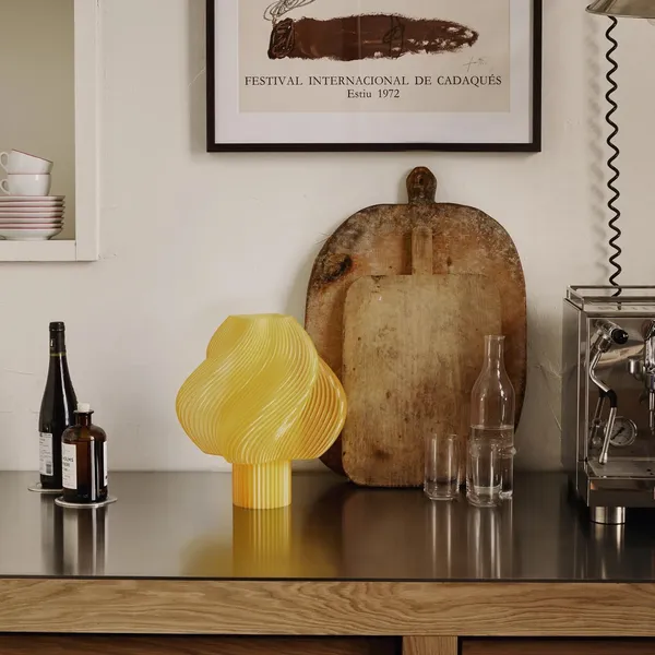 Crème Atelier Soft Serve Grande Table Lamp Limoncello Sorbet