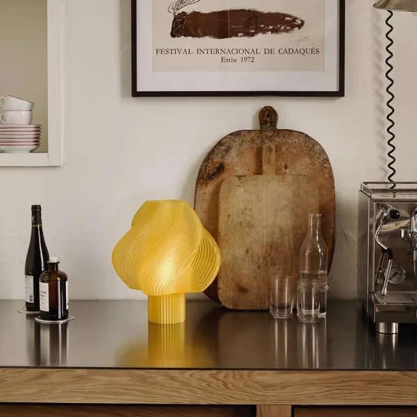 Crème Atelier Soft Serve Grande Table Lamp Limoncello Sorbet