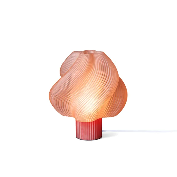 Crème Atelier Soft Serve Grande Table Lamp Peach Sorbet