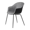 Legs in Matt Black / Shell in Black / Upholstery in Plain 0023