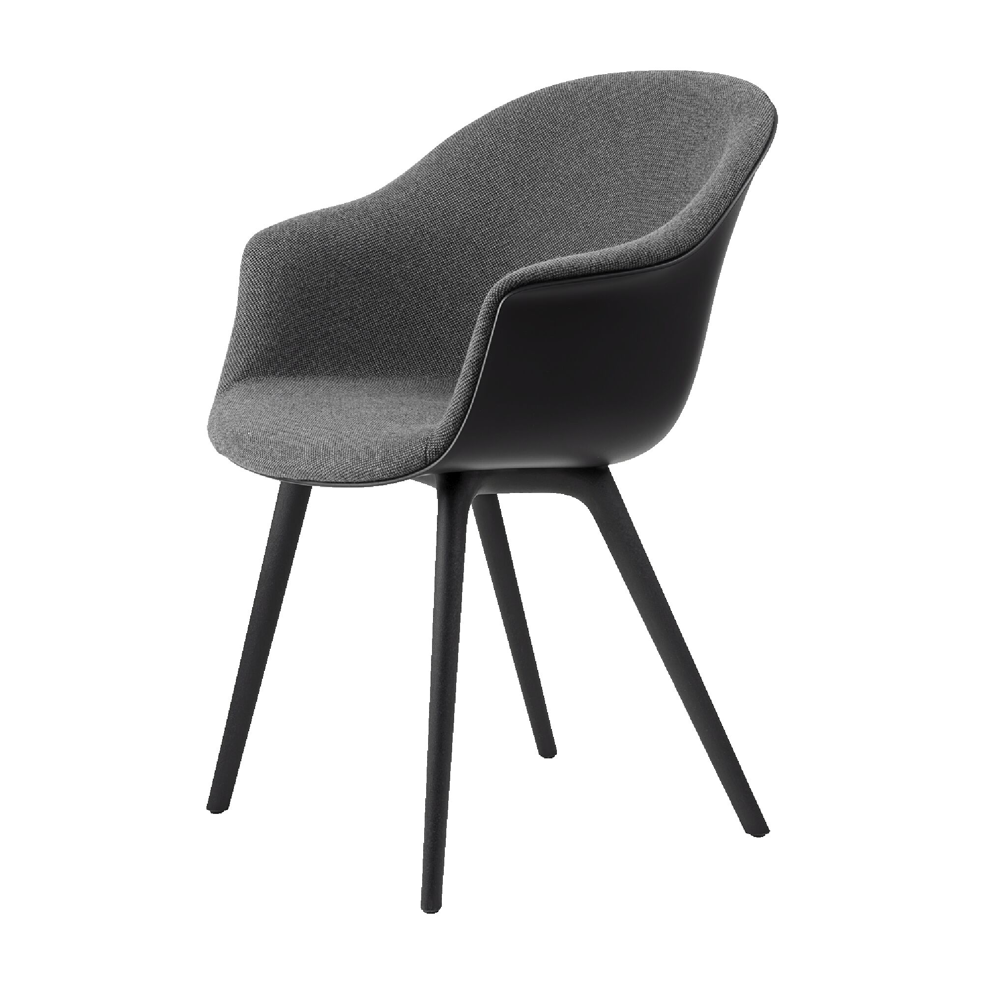 Flaggermus Spisestol Plastben Front Trukket i Hallingdal 65 173