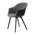 Leg and shell in Black / Upholstery in Hallingdal 65 173