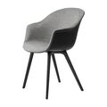 Legs and shell in Black, Upholstery in Remix 3 152