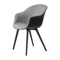 Bat Dining Chair Plastic Legs Front Upholstered I Remix 3 152