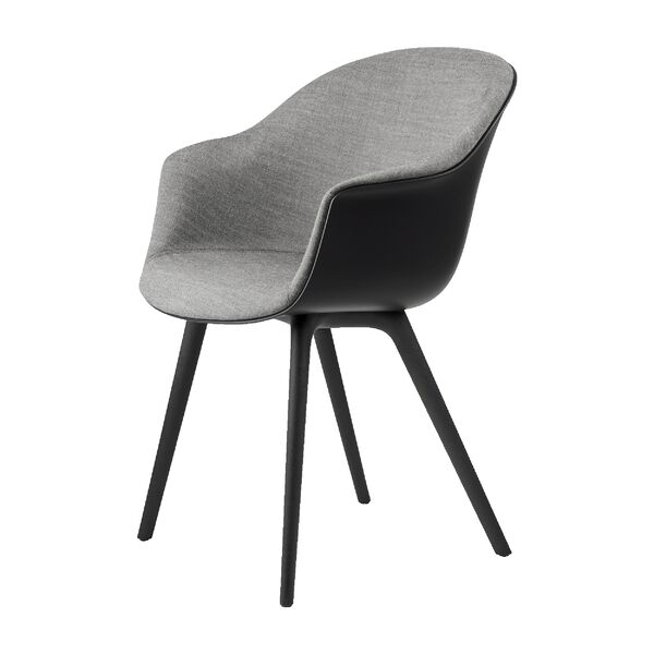 Bat Spisebordsstol Plastik Ben Front Polstret I Remix 3 152