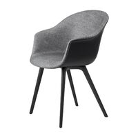 Legs and Shell in Black / Upholstery in Plain 0023