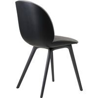 Beetle Dining Chair Plastic Leg Front Upholstered I Remix 3 152