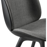 Beetle Dining Chair Plastic Leg Front Upholstered I Remix 3 152