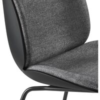 Beetle Dining Chair Front Upholstered In Plain 0023