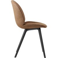 Beetle Dining Chair Plastic Leg Upholstered In Around Bouclé 032