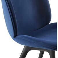 Beetle Dining Chair Plastic Leg Upholstered I Sunday 003