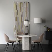 Beetle Dining Chair Around Bouclé 023