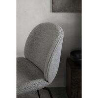 Beetle Dining Chair Around Bouclé 023