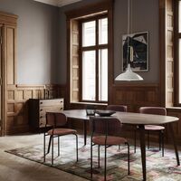 Coco Dining Chair Around Bouclé 004