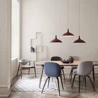 Masculo Dining Chair Upholstered In Plain 0026 With Legs In Walnut