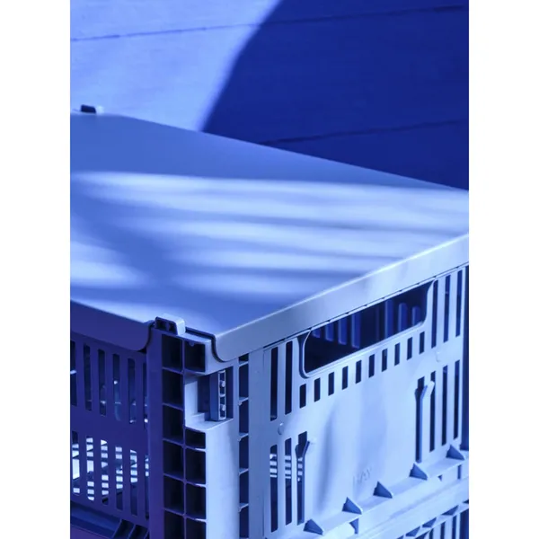 Colour Crate Lid For Box Medium Electric Blue