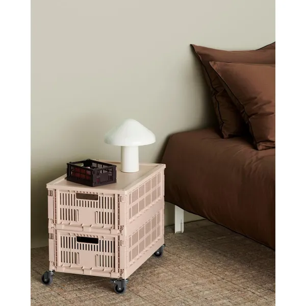 Colour Crate Wheels For Box 4 pcs. Large Gray