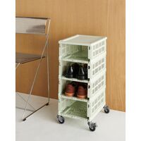 Colour Crate Wheels For Crate 4 pcs. Medium Gray
