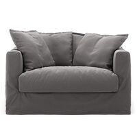 Le Grand Air Love Seat Fauteuil Gris