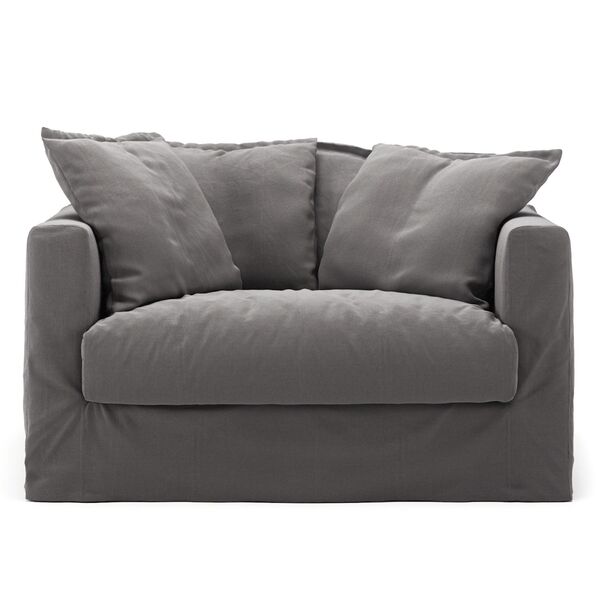 Le Grand Air Love Seat Armchair Grey