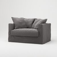 Le Grand Air Love Seat Fauteuil Gris