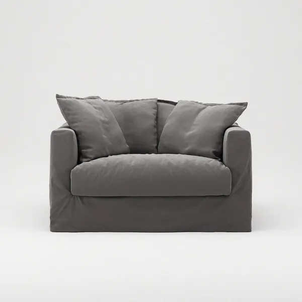 Le Grand Air Love Seat Fauteuil Gris