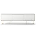 Vogue TV-meubel met Poten 180 Wit/Messing