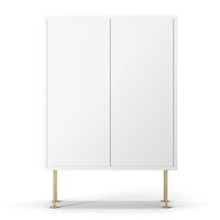 Vogue Kast 64 Wit/Messing